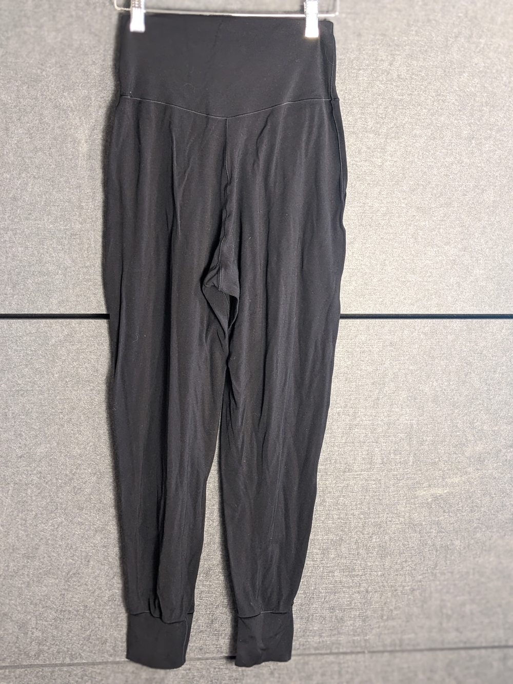 aerie Black High-Waist Jogger Tapered Pants